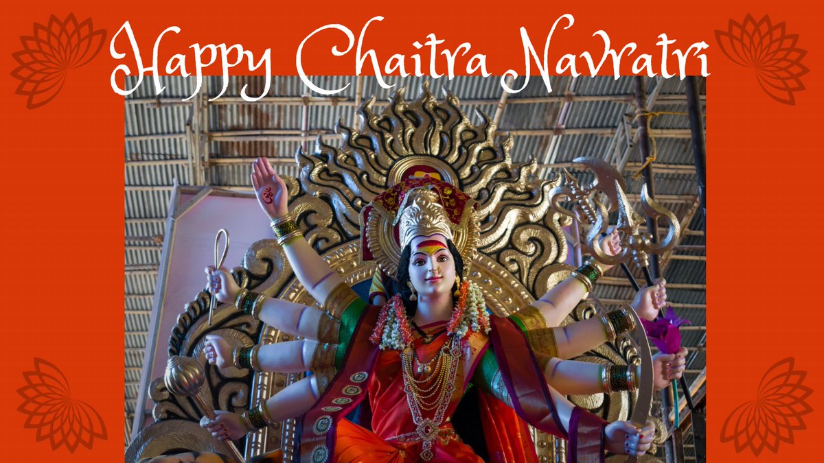 Wishing <a href="/cityburlington/">City of Burlington</a>’s Hindu community a Happy Chaitra Navratri to you and your loved ones! May your celebrations over the next nine days empower you with strength to face the difficulties you encounter in life and fill you with positivity and immense joy! #ChaitraNavratri