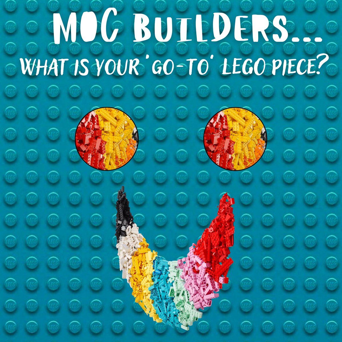 #MOC fanatics ... what's one LEGO piece you couldn't live without? #LEGO #AFOL #AFOLs
