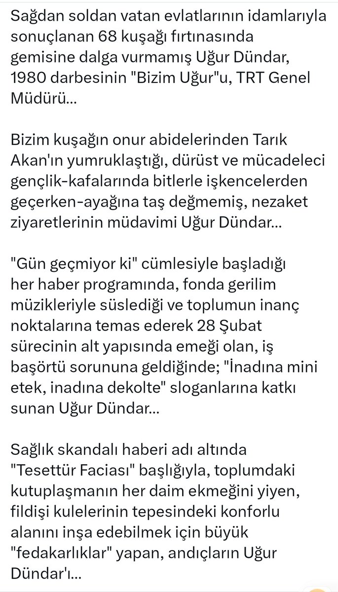 fevrisosyologg's tweet photo. Uğur Dündar'a birinin haddini bildirmesi gerekiyordu, Kılıçdaroğlu'na nasip oldu. 

Hayattaki tek başarısı fırınlardaki böceklerin korkulu rüyası olmak olan sözde duayen(!) bu sözleri çoktan haketti... https://t.co/euS5R08p5u