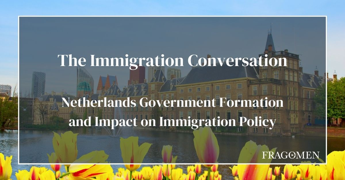 In this #ImmigrationConversation podcast, Partner Christine Sullivan & Client Engagement Asst. Mgr. Soraya Driessen discuss the #Netherlands' political climate on #immigration & the impact of the country's election outcomes on the business community: bit.ly/4aOfb7a.