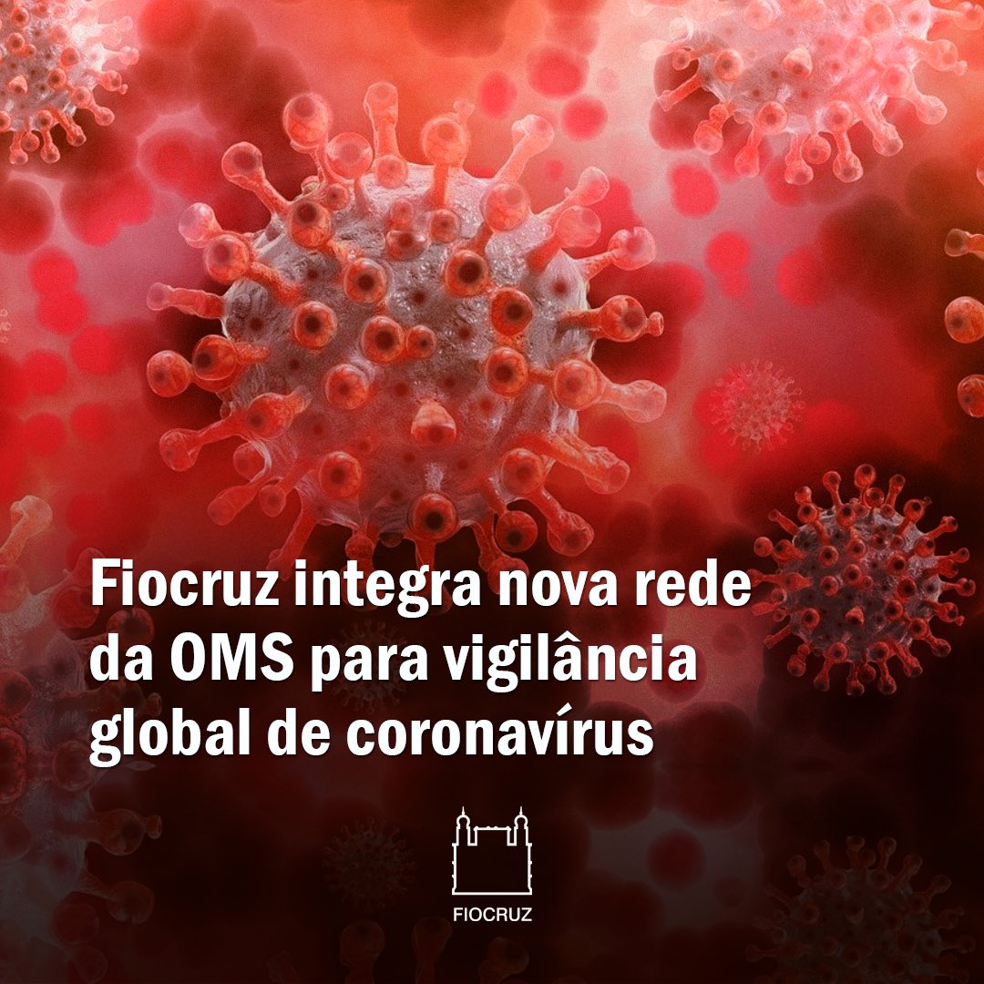 O Laboratório de Vírus Respiratórios, Exantemáticos, Enterovírus e Emergências Virais do Instituto Oswaldo Cruz (IOC/Fiocruz) integra a nova rede de cooperação da OMS para acompanhamento dos diferentes tipos de coronavírus, a CoViNet.✅ 👇Saiba mais bit.ly/4cPIDLN