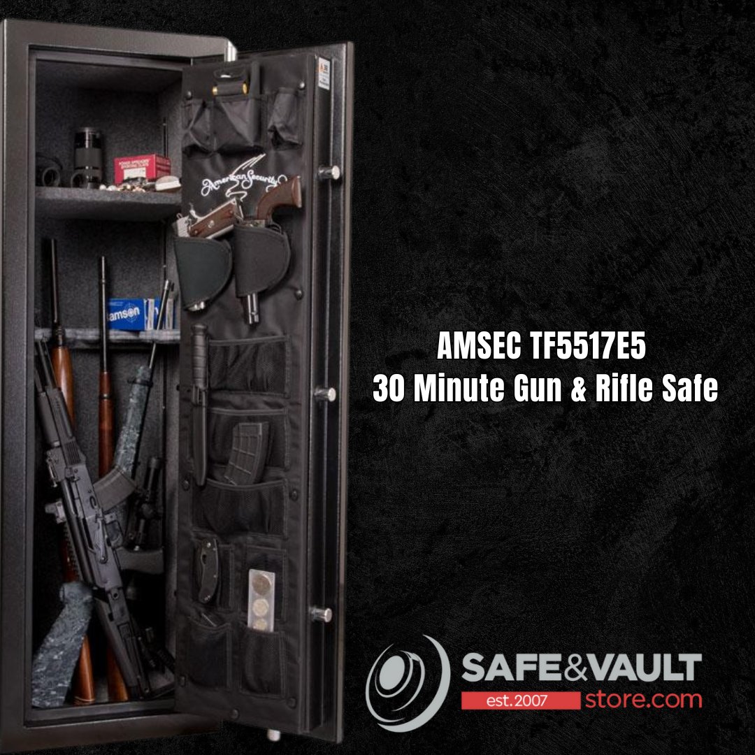 Secure your firearms with style in the AMSEC TF5517E5 Gun & Rifle Safe, perfect for small spaces and closets.

➡️ Explore more: bit.ly/4830KLf

#Safes #SafeAndVaultStore #GunSafety