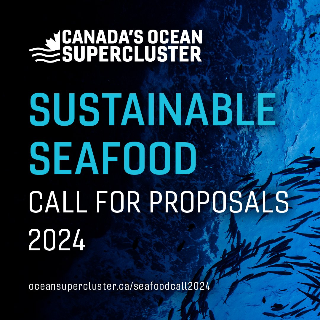 Do you have a great project idea in sustainable seafood? Canada’s Ocean Supercluster is excited to share the Sustainable Seafood Call for Proposals 2024! 🌿🐟 🔹 Learn more: ow.ly/JPcc50QIhQb