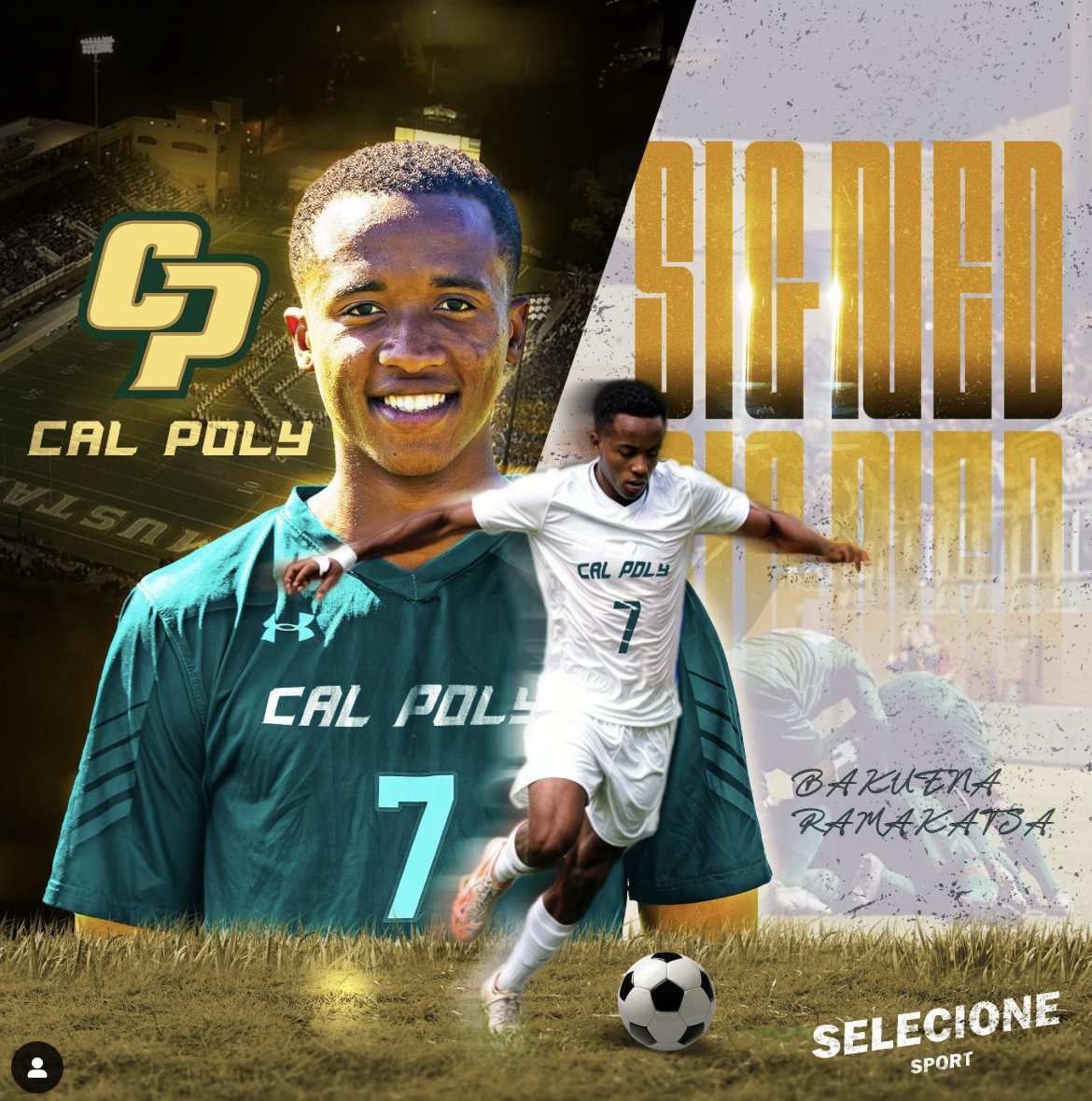 We're thrilled to support Bakuena Ramakatsa - a @kick4life Academy participant - on his new journey with @CalPoly where he will continue to play football while also pursuing undergraduate studies 🇱🇸⚽️📚