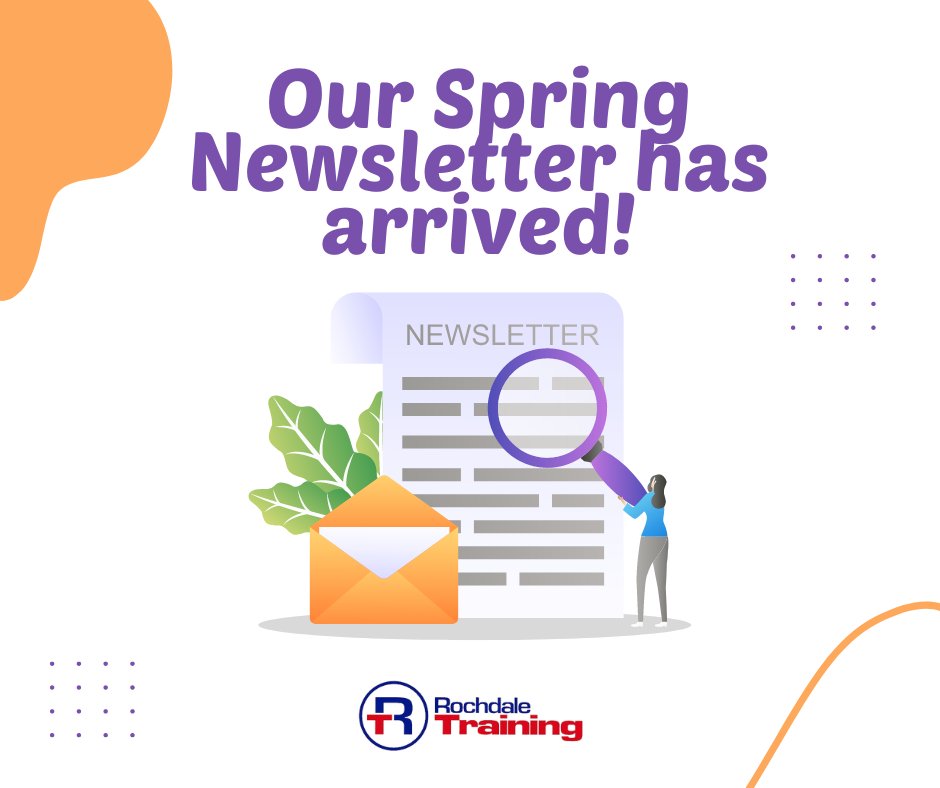 Our Spring Newsletter is here! 🌷☀️🐝 To read or download our Newsletter please visit: rochdaletraining.co.uk/spring-newslet… #Spring #Newsletter #Apprenticeships #GoodNews