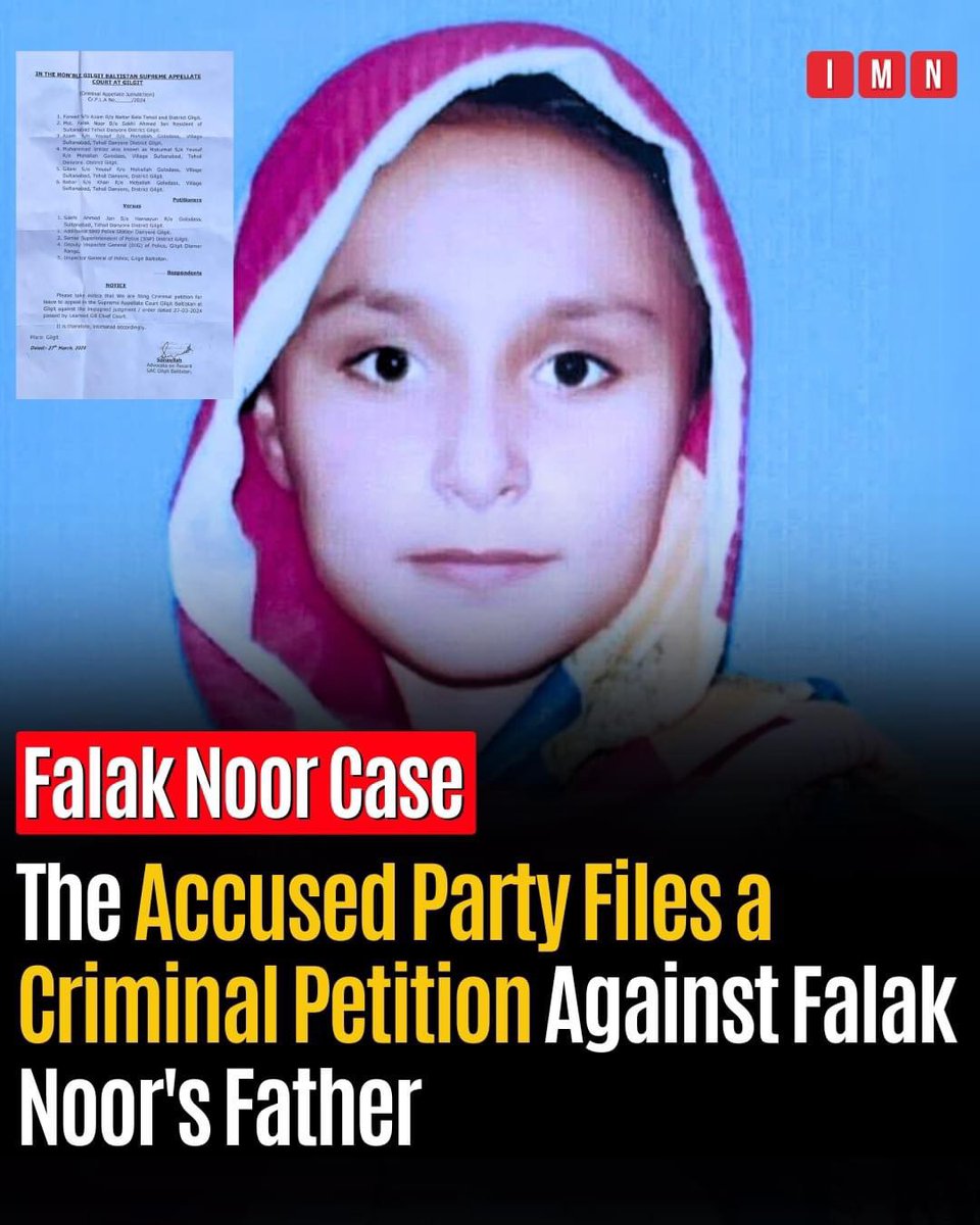 rizistence's tweet photo. Falak Noor’s case is a mirror image of #DuaZehra case. She is a minor who was groomed, abducted, illegally married &amp; potentially abused (sexually). 
By allowing her to go with her abductor, the court has become complicit &amp; party to this crime. 
#justiceforfalaknoor https://t.co/szLAoNQr1O