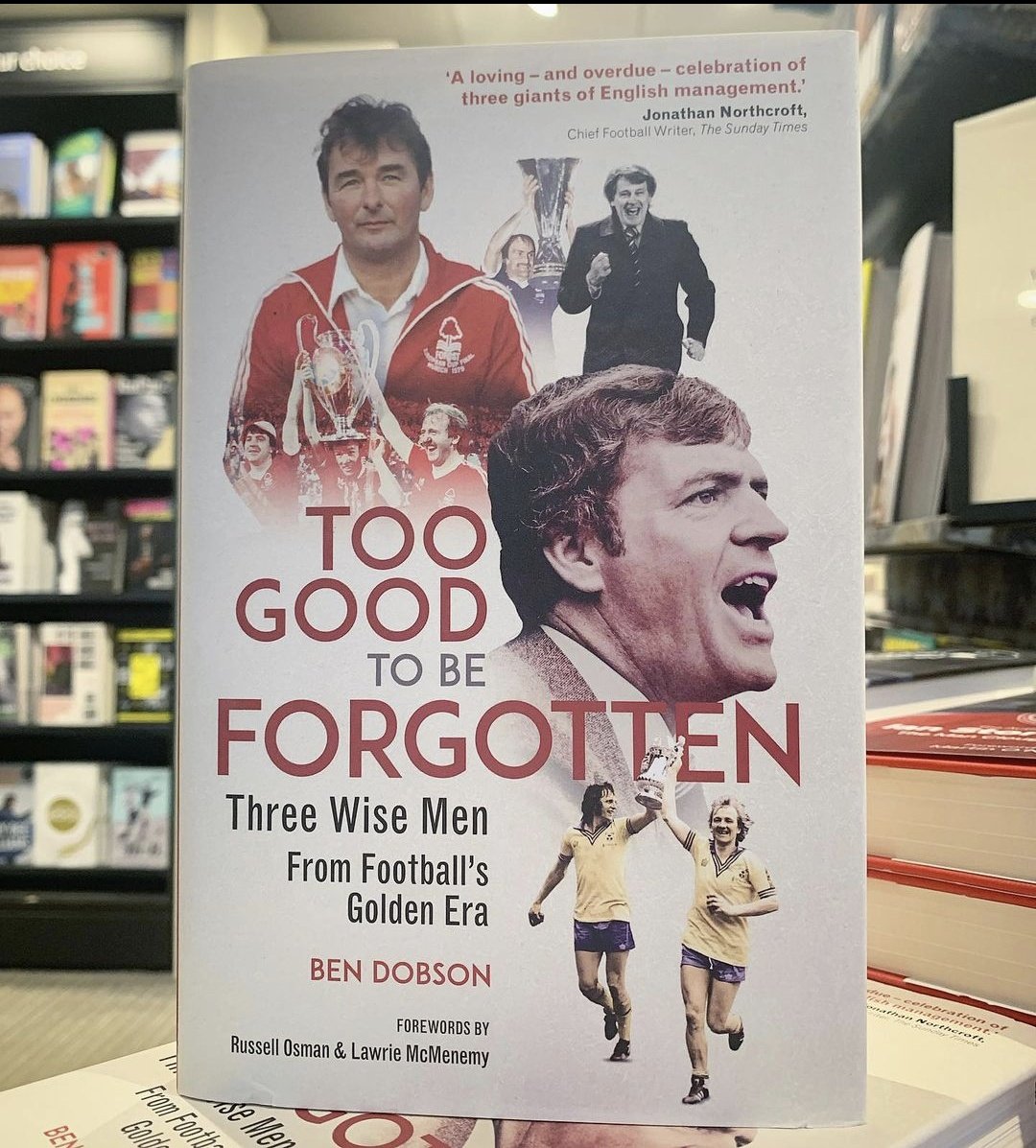 Calling all Nottingham Forest fans!⚽️ Join us for a very special evening with Ben Dobson, author of Too Good to be Forgotten, and Nottingham Forest legends, Viv Anderson and Tony Woodcock! 🕰️Friday 26th April, 5pm Book tickets: waterstones.com/events/ben-dob… #nottinghamforest