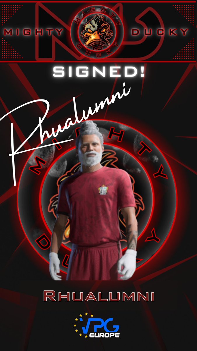 NEW SIGNING!

<a href="/fs2RHUALUMNI/">FS2RHUALUMNI</a>  

Welcome to Mighty Ducky 🦆

 #EAFC #FC24 #Clubs #VPG #VPGEurope