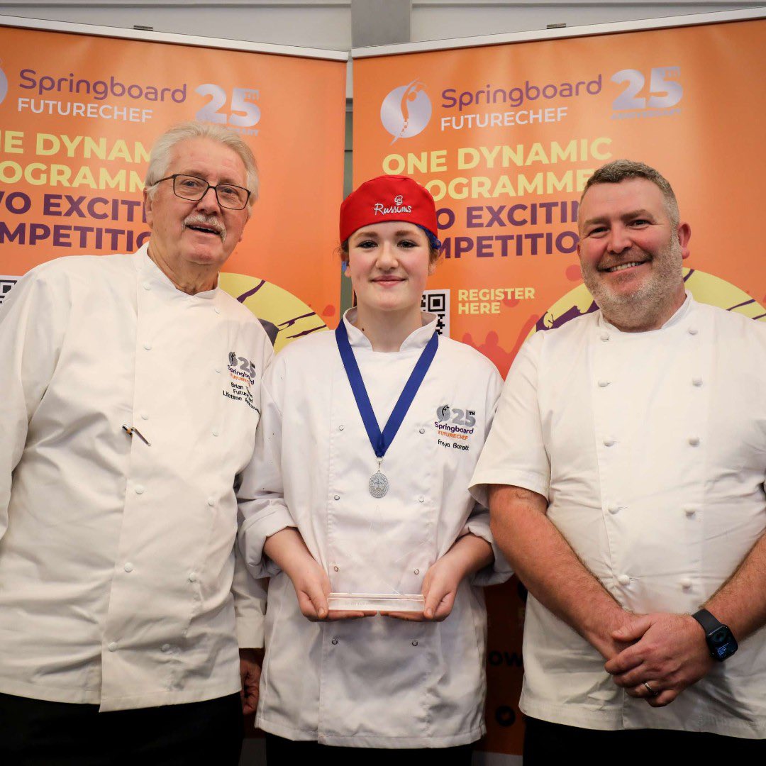 Meet our 1st Runner Up, Freya! 🏆 This was Freya's second year at the National Final, where she represented South West England 👏 #FutureChef25Years #SpringboardFutureChef