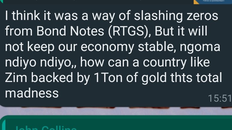 Young people do not think that the ZiG is a strong currency that can stabilise our economy. Share your thoughts. Are they right?  @namataik_ @johncollinsZW @AdvMunhangu @Narshon_Kohlo @advora_1 @YoungVotersZW @UNIZIMTRUST @eva