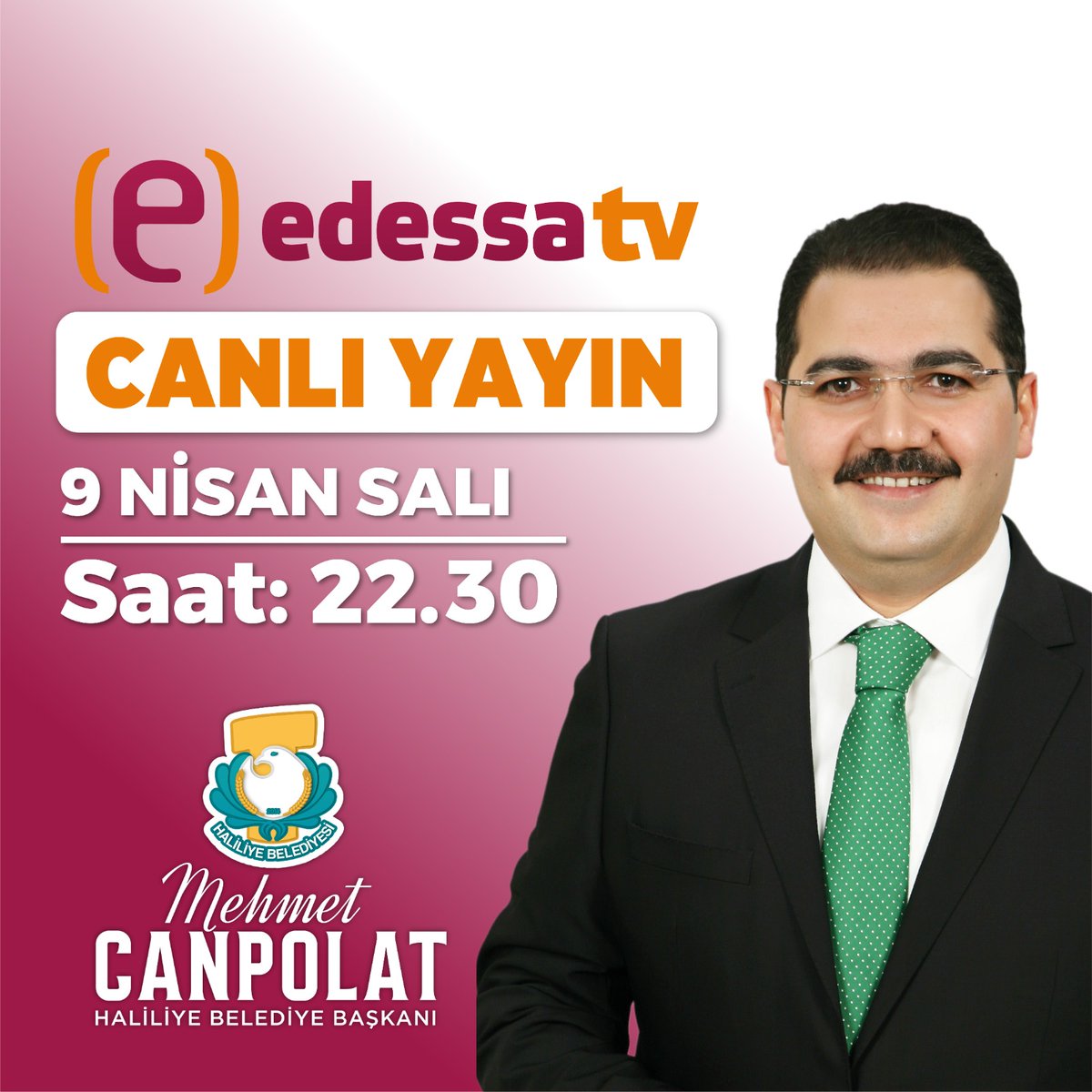 Bu akşam saat 22.30’da Edessa TV’nin canlı yayın konuğu olacağım. 

İyi seyirler dilerim.
