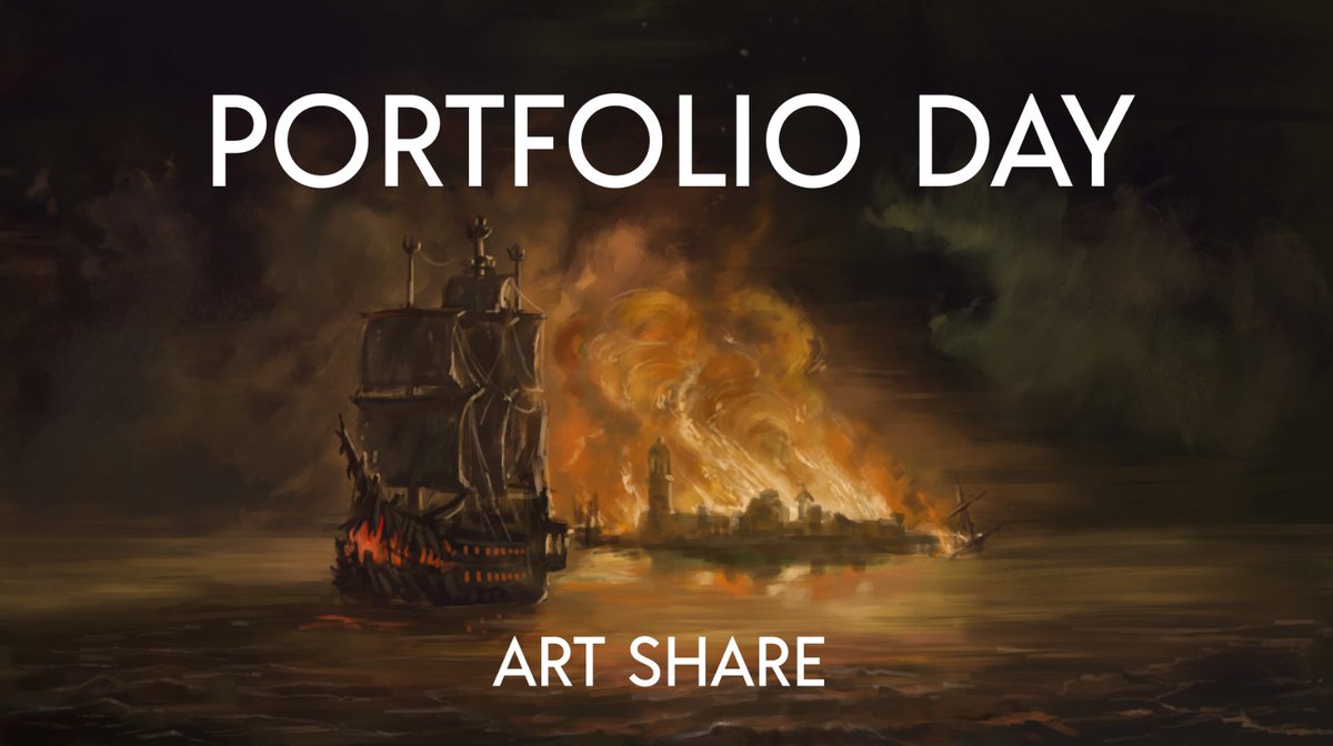 You know the drill folks! Post your #portfolioday posts below so when I wake I can share them 😘 (I want to see all the amazing art)