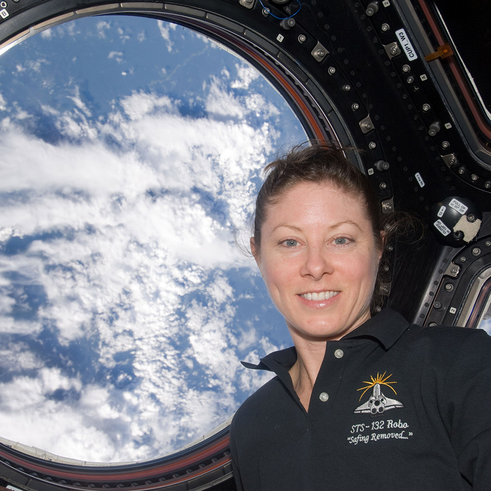 Tracy C. Dyson, one of four @NASA_Astronauts aboard the station, is on her third spaceflight. She will be studying space science to promote health on Earth and in space. She conducted three spacewalks in 2010. More... go.nasa.gov/4amBnFK