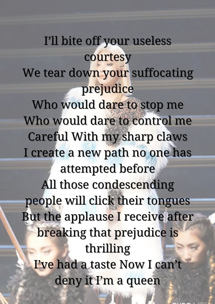 y’all forget cube forced soyeon to change the tomboy rap with their own preference and YALL ignore the fact that she made ALL these:

(a thread)