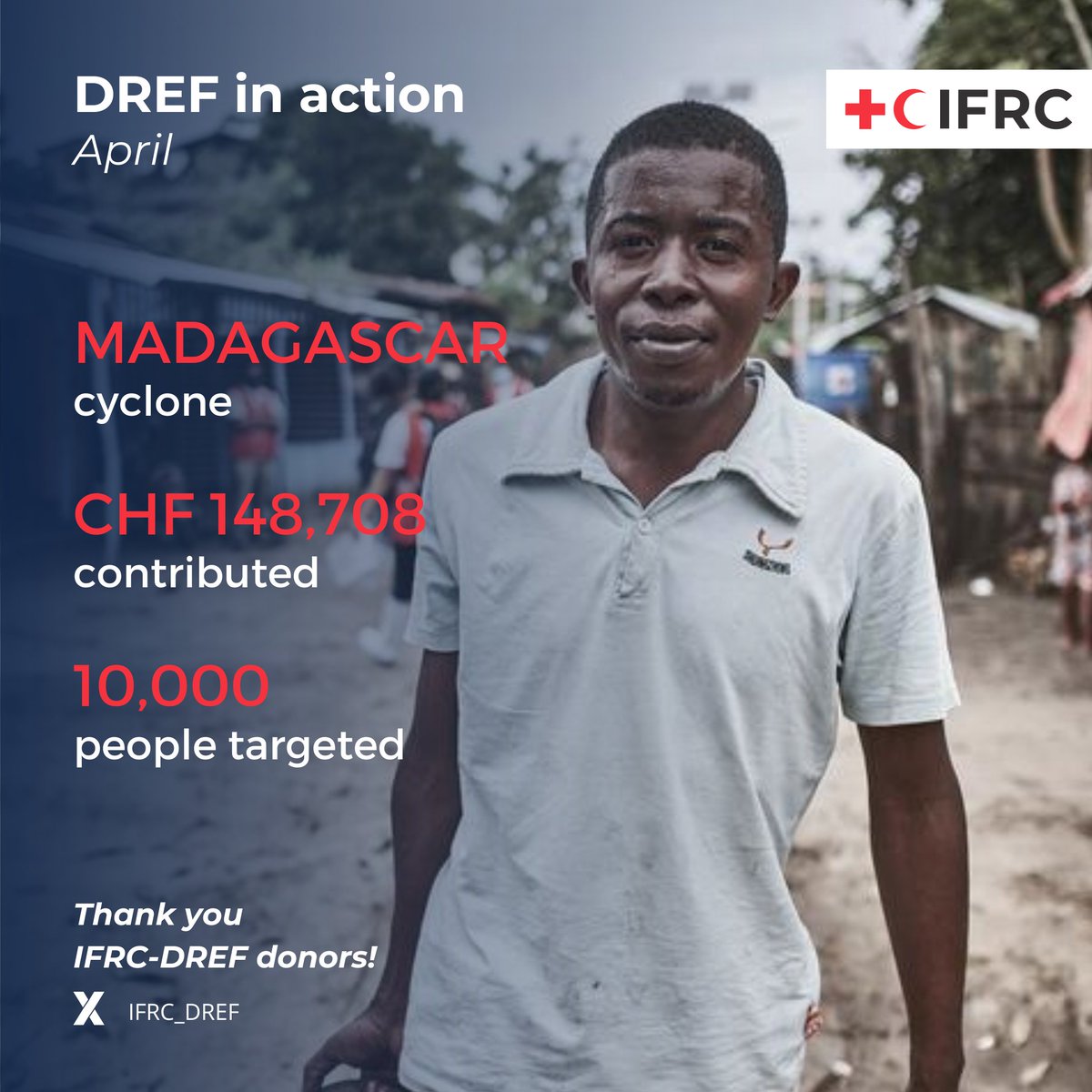 #DREFinAction Tropical Cyclone Gamane hit Madagascar, making landfall in the early morning at Ampisikinana, Vohémar, in the Sava Region. With the help of the IFRC-DREF, the @MadaRedCross will assist 10,000 vulnerable people by supporting immediate priorities related to WASH