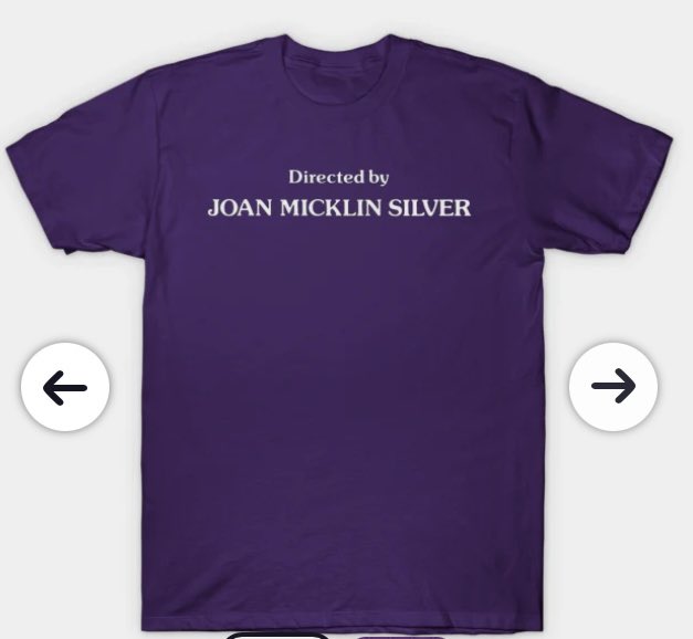 New Project! Shirts representing some filmmakers I like very much! I Will start with Kathryn Bigelow & Joan Micklin Silver: teepublic.com/user/filmmaker…