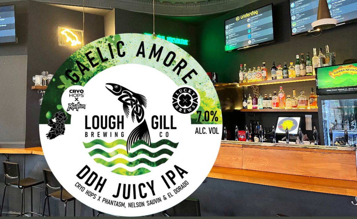 Delivered 10 mins ago, tapped and pouring this instant! A BRAND NEW Juicy Banger from Lough Gill! (Anto’s on this eve and you know what he’s like when it comes to sharing… get here ASAP!) Doors open at 4:30…