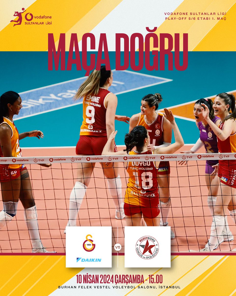 Maça Doğru | Galatasaray Daikin - Kuzeyboru 🔗 galatasaray.org/haber/voleybol…