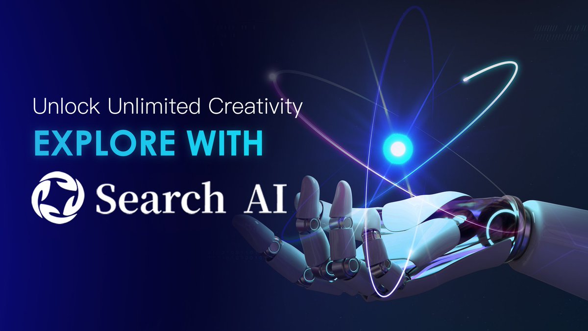 SearchAi_Formal's tweet image. 🌟 Unlock the future of content creation with #SearchAI! Our cutting-edge AI technology empowers creators to generate captivating text, stunning images, and immersive videos📈Explore limitless possibilities and unleash your creativity today🎉