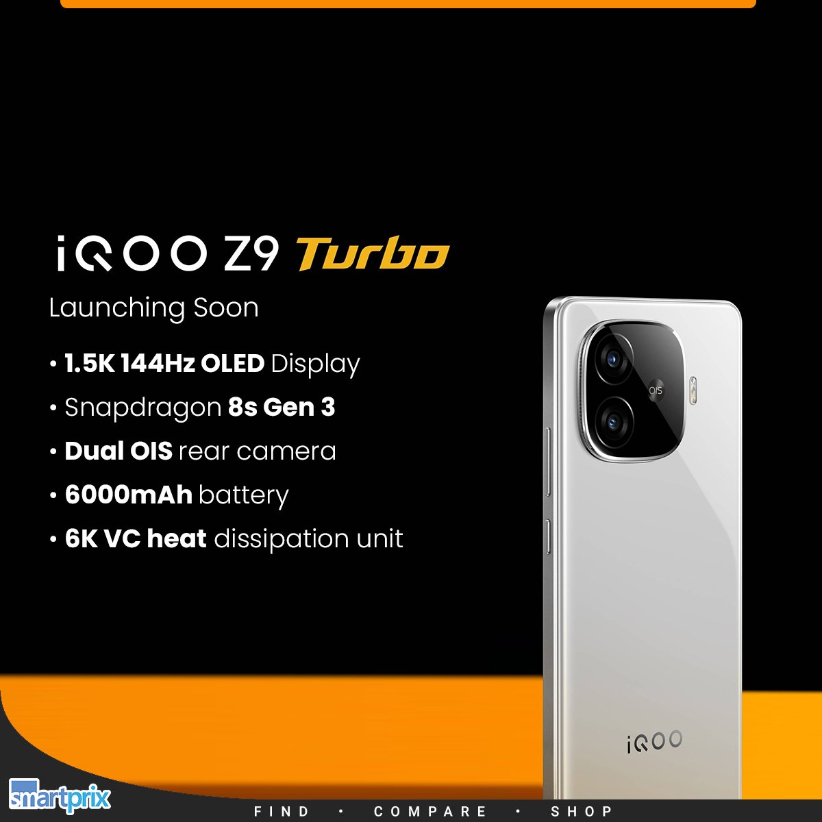 iQOO Z9 Turbo's official first look revealed

#iQOO #iQOOZ9Turbo