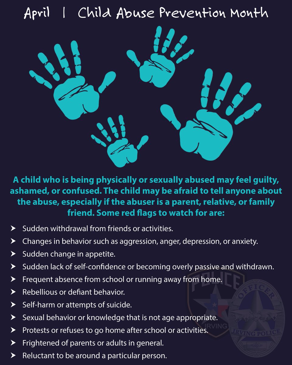 Child abuse is a heartbreaking reality that affects millions of children worldwide. It comes in many forms, including physical, emotional & sexual abuse. It’s essential to know the signs of child abuse & recognize when a child is in danger. #ChildAbusePreventionMonth