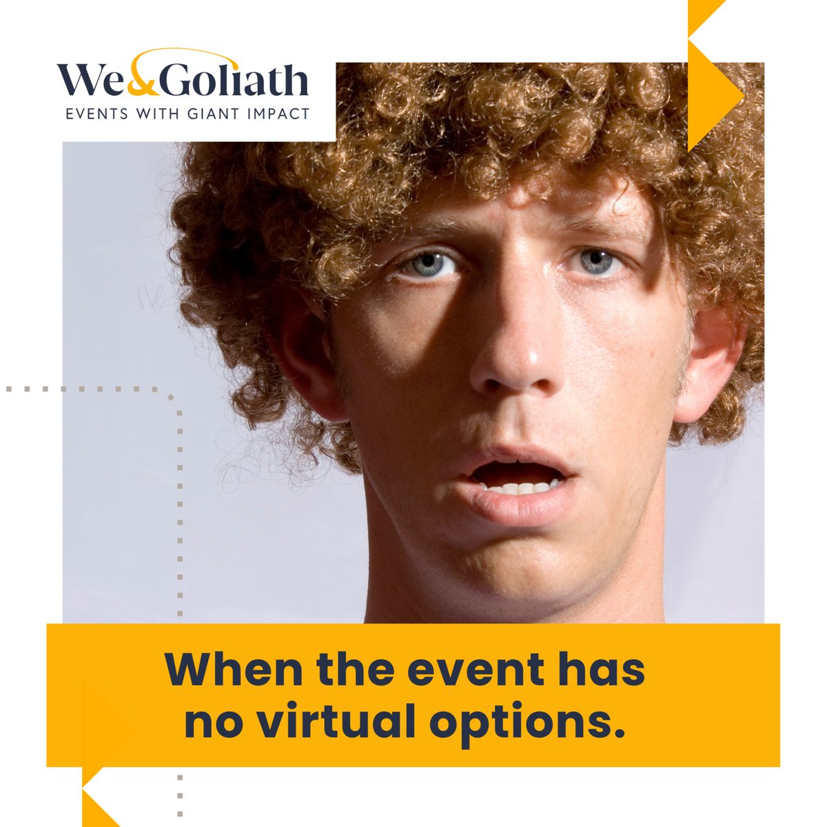 Virtual events shatter attendance limits! Global reach, no venue constraints. Engage audiences at an unprecedented scale. Book your FREE Session today: visit.weandgoliath.com/freesession
#EventIndustry #HybridEvents #EventMarketing