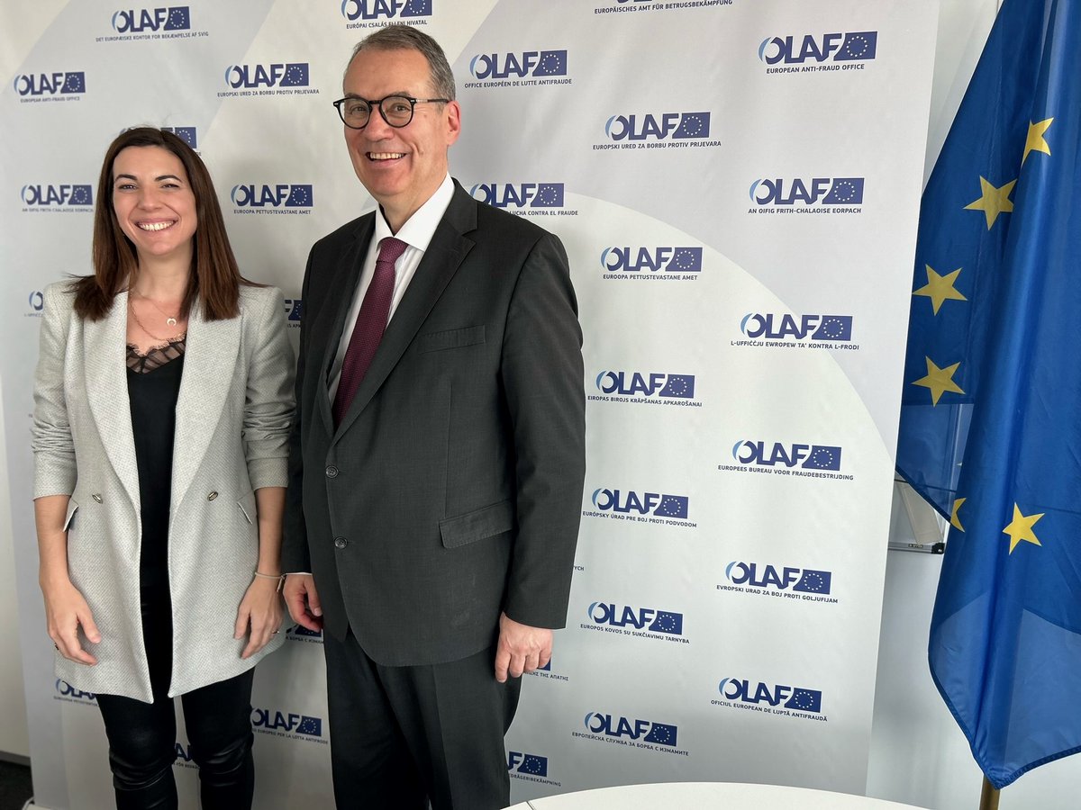 Fruitful discussion on mutual cooperation during yesterday’s meeting between OLAF’s Director General @ville_itala and Director General of Spanish Customs and Excise department Nerea Rodriguez Entremonzaga. #EUAntiFraud