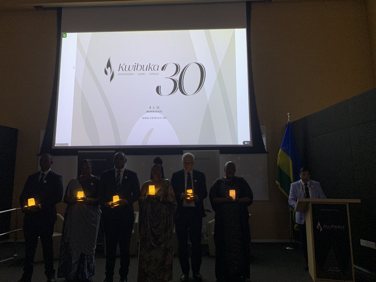 Thanks to @RwandaSingapore & @NTUsg for #Kwibuka30 commemoration of the 1994 genocide against the Tutsi A true lesson of justice & forgiveness by @jneposiboman who promotes unity at the place of his survival A stark warning by @lindamelvern against genocide denial #Rwanda