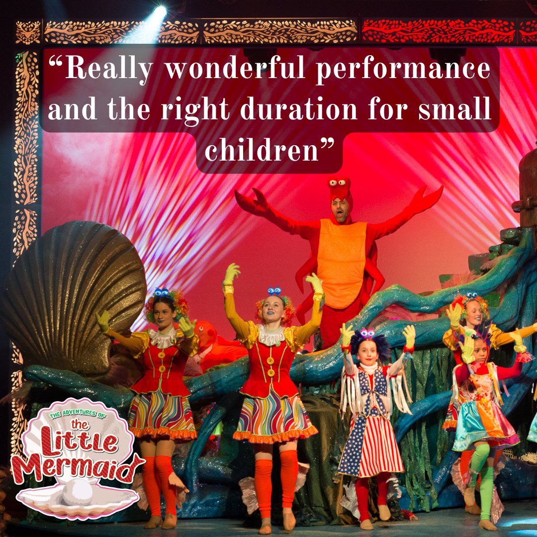 Have you heard? Audiences are loving our Easter production of The Adventures of the Little Mermaid. The Adventures of the Little Mermaid - Sun 7th April - Sun 14th April Book Now: bit.ly/3H2YM25 #NTRLittleMermaid2024 #HaveYouGotYourTicketsYet #WeSupportNTR