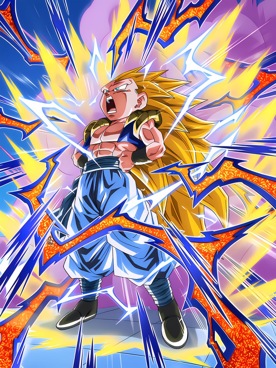 最終値下げ【原画】シゲマツ シゲマツ a.k.a NANTOKA kyne INT Gotenks -> Super Saiyan Gotenks -> Super Saiyan 3 Gotenks 4K