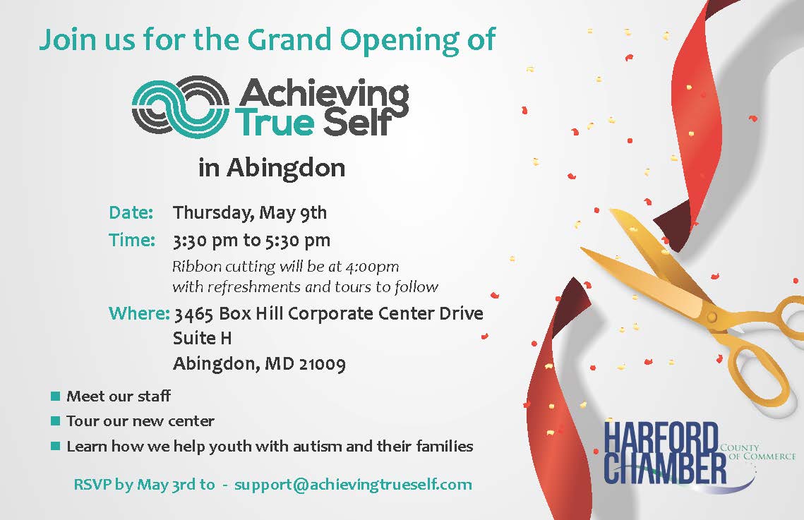 🚨ATS OPENING THIRD CENTER FOR ACHIEVEMENT IN ABINGDON, MARYLAND! 🚨

#ATS #AchievingTrueSelf #abingdonmd #HarfordCountyMD #autism #autismcenter #aba #ABAtherapy #abatherapyworks #abatherapyrocks #ribboncutting #grandopening