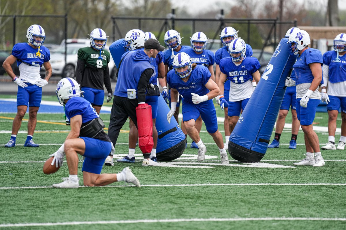 Beautiful spring day in #Terredise and we took advantage for another day of practice! The hard work continues at Memorial Stadium #MarchOn | #LeaveNoDoubt