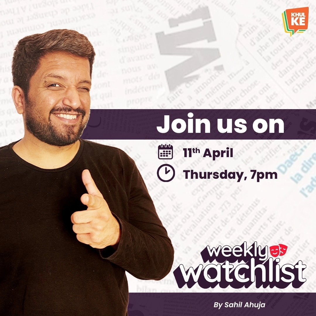 kkroundtables's tweet image. Two soldiers and their mission to save India from AI destruction, a sports biopic, a romantic thriller and a true story of British humanitarian Sir Nicholas Winton. Catch our host Sahil Ahuja LIVE on 11th April at 7 pm on #KhulKe. Get Ready for a brand new #WeeklyWatchlist.