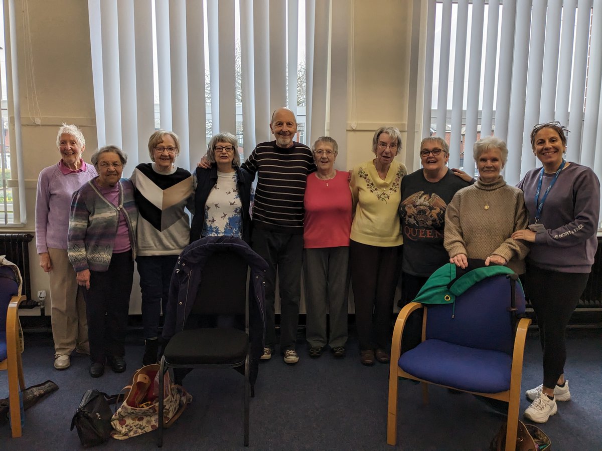 Smiling faces from Strength & Balance 😊 It’s brilliant to see so many smiles from our Strength & Balance class They’re doing a great job working on improving their stamina, flexibility and strength through exercises and resistance bands 💙 #EquallyWell #NorthTyneside