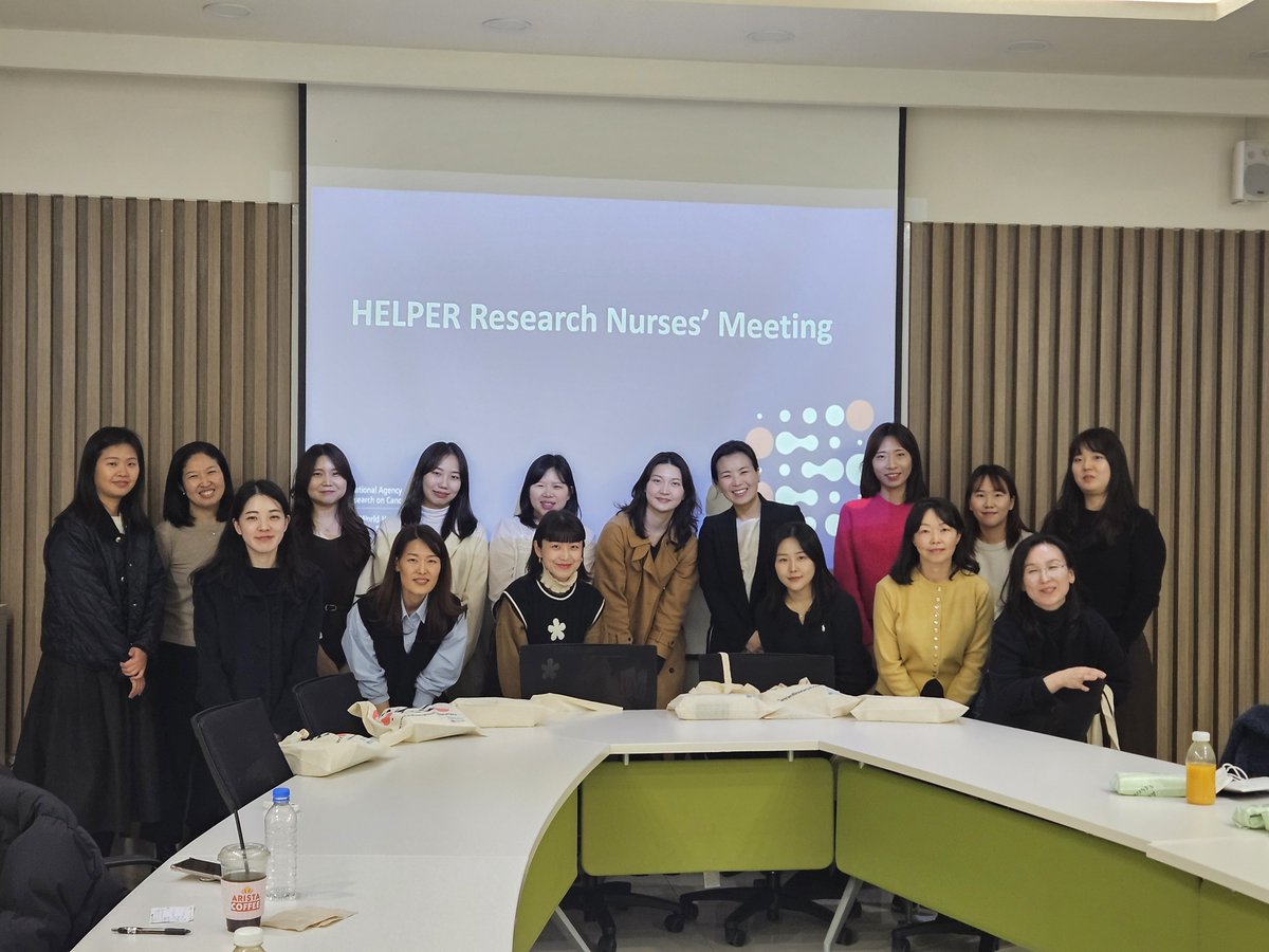 Researchers from IARC & the National Cancer Center, Republic of Korea, marked 10 years of the HELPER study by holding meetings with research staff & investigators from 12 study centres across the country during March 2024 #cancer #GastricCancer #Hpylori iarc.who.int/news-events/ia…