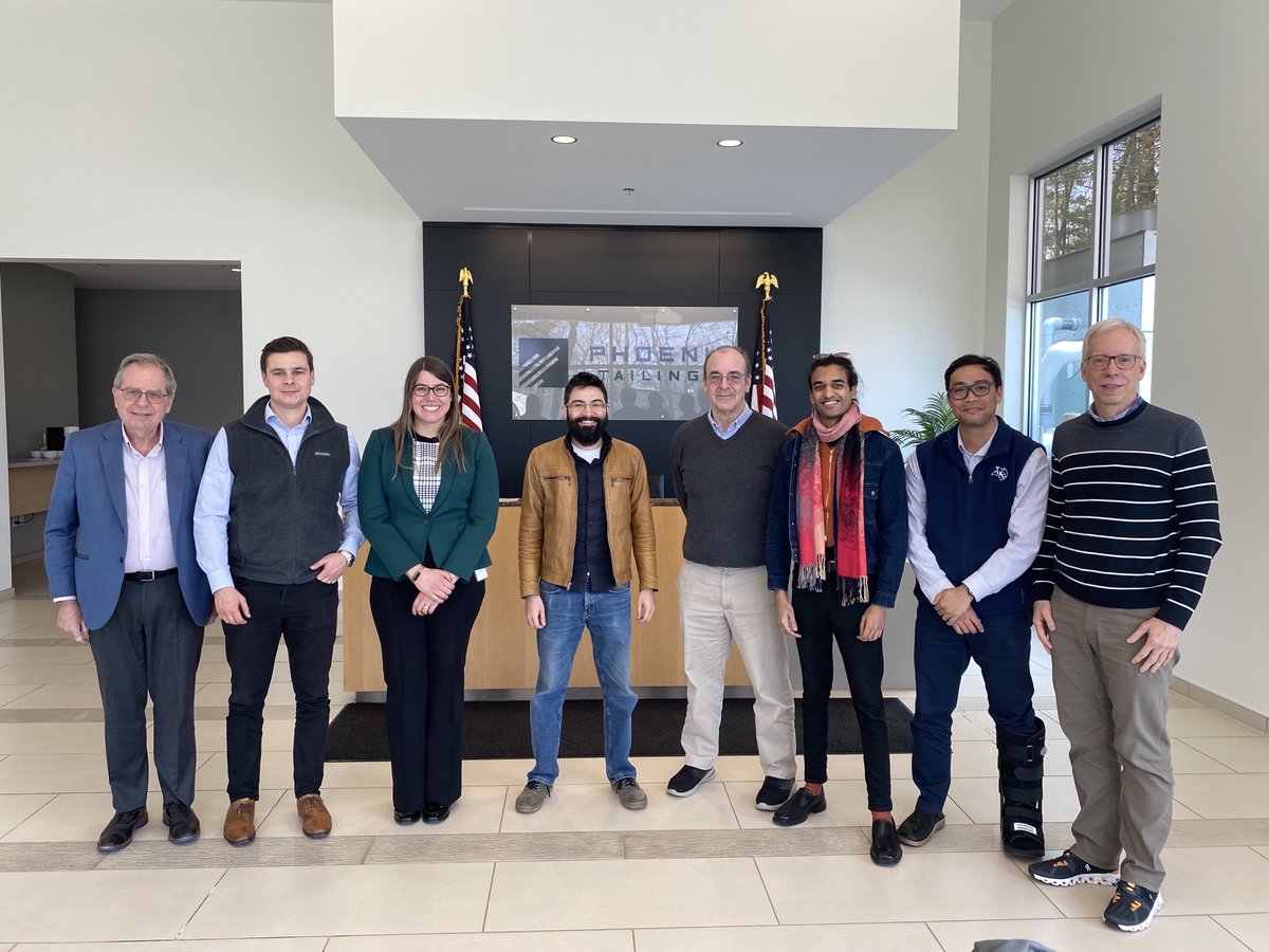 .@PhoenixTailings recently hosted Program Director Doug Wicks, Senior Advisor Alex Bok, T2M Advisor Othon Monteiro, and Fellow Jo Melville at their new facility in Burlington, MA, where they're scaling up their tech that sustainably separates rare earth metals🌏. #ARPAEontheRoad