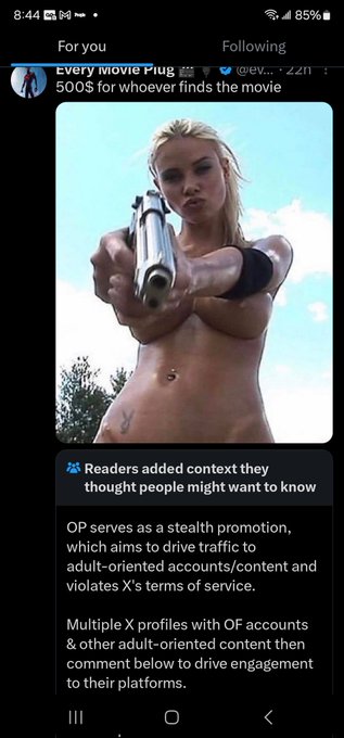 What? People use X to promote adult platforms? RIP my innocence, I can't believe I've been supporting<a href="/tag/chaturbate"class="tags"><span>#chaturbate</span></a>