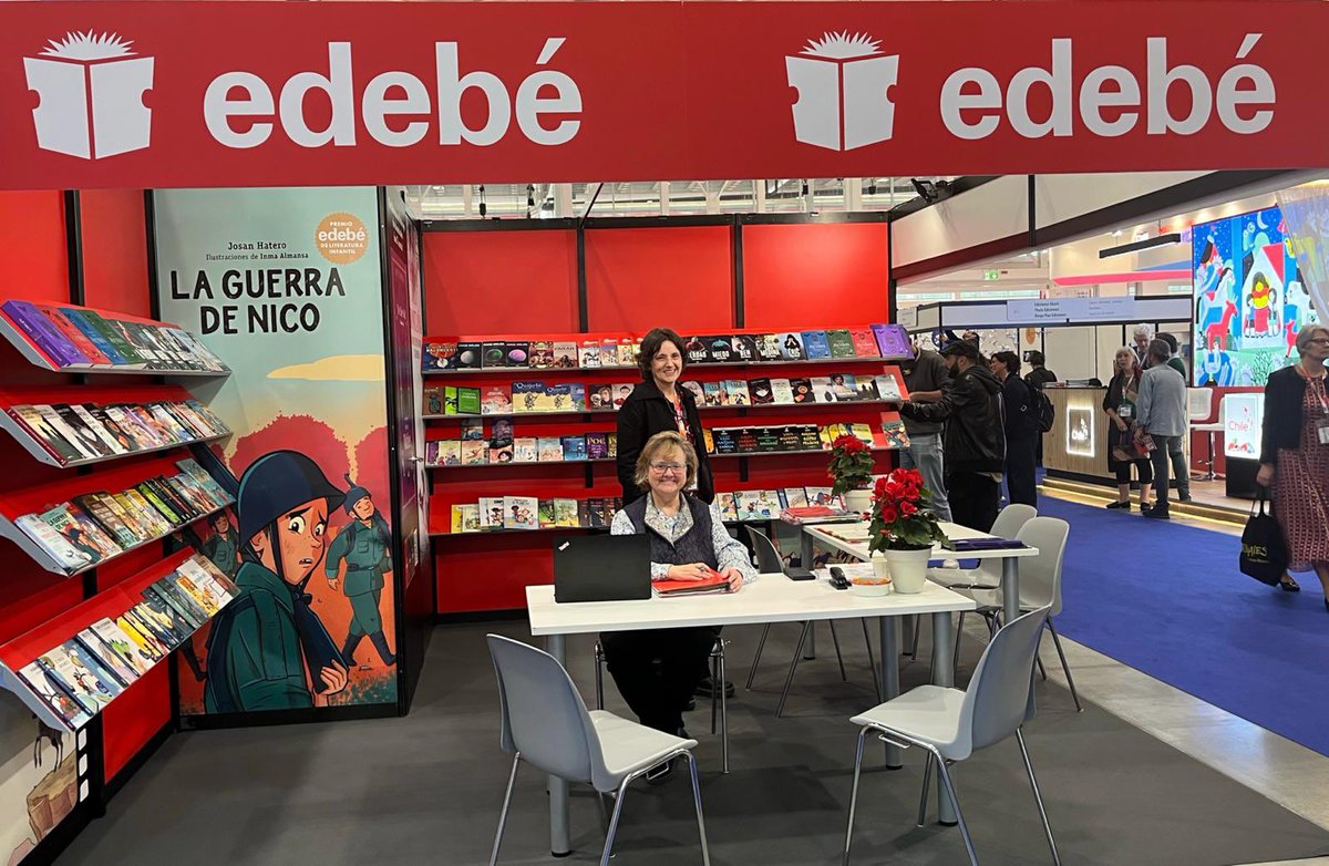 En la <a href="/BoChildrensBook/">Bologna Children's Book Fair</a> presentando todas nuestras novedades de Literatura Infantil y Juvenil 📚📚