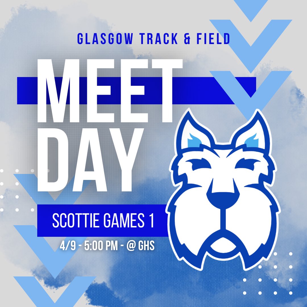 #GlasgowTrackandField hosts their first home meet of the season! Come out to GHS at 5:00 PM to support these #Scotties! 🐾 $7 cash at gate or $7 on GoFan #ScottiePride #GTownYouKnow