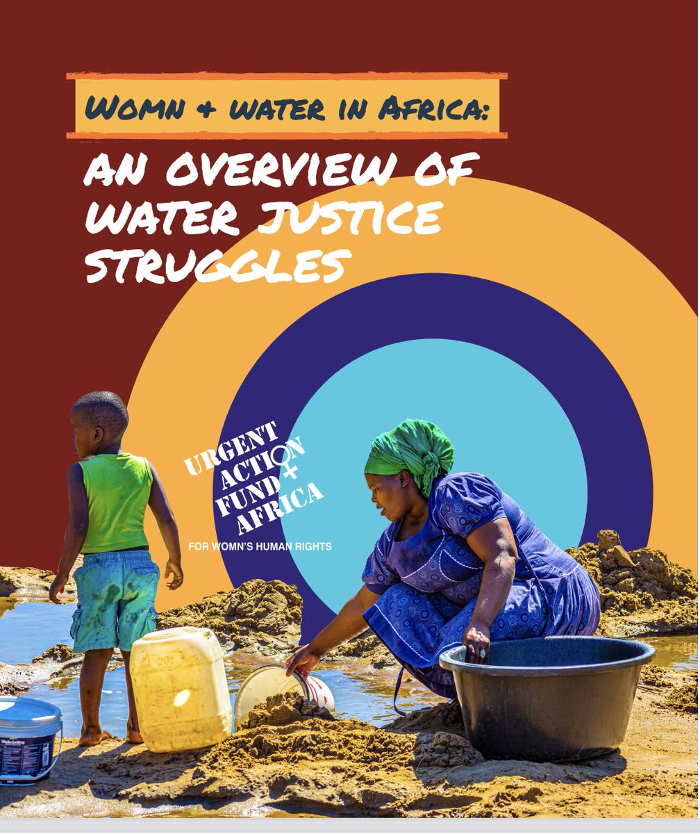 Our publication ‘𝐖𝐨𝐦𝐧 𝐚𝐧𝐝 𝐖𝐚𝐭𝐞𝐫’ explores an African eco-feminist approach to water that interrogates power dynamics surrounding its access and distribution. Join the #WaterJustice movement today! 🫧 Read the report👉🏾uaf-africa.org/wp-content/upl…