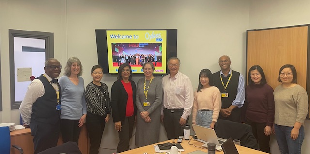 Delighted to welcome colleagues from the Institute of Mental Health in Singapore to visit our services in Woolwich and share best practice @OxleasCEO @janewells99