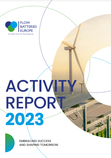 Have you read the Flow Batteries Europe 2023 Activity Report yet? In 2023, we brought together companies and institutions from across the industry, sharing ideas, developing our policy and boosting the profile of flow batteries. Read it 👇 flowbatterieseurope.eu/news/flow-batt…