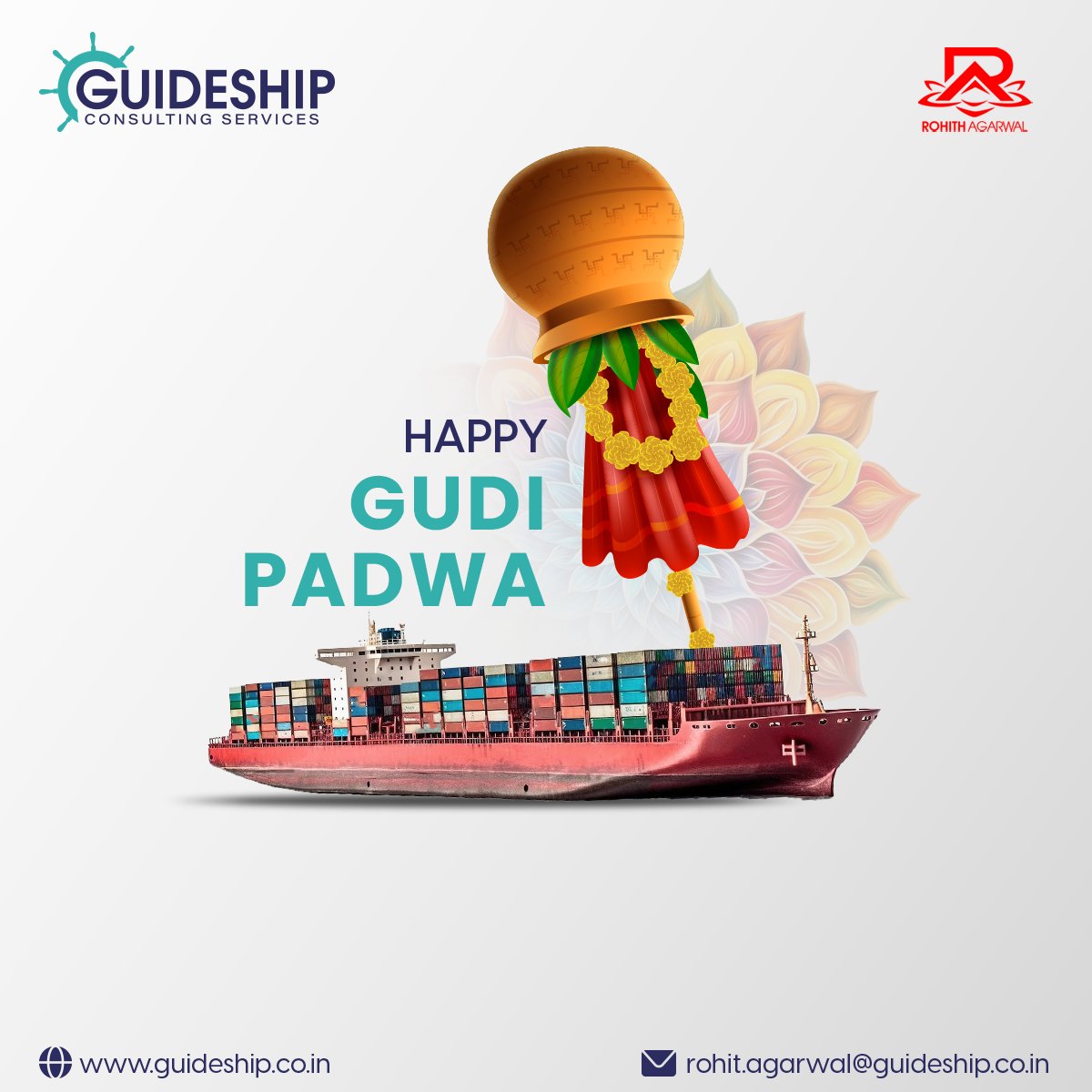 Happy Gudi Padwa from Guideship! May this new
beginning fill your life with joy, success, and prosperity. Here's to a year of growth and happiness!
 #GudiPadwa #NewBeginnings #ProsperityAhead
#FestivalOfJoy #GuideshipCelebrates #NewYearWishes
#GudiPadwaGreetings #NewYearBlessings