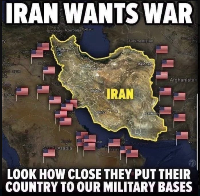 ¡Qué broma! Irán coloca su territorio cerca de 26 bases militares de EEUU ¿Es una provocación inaceptable de Irán?