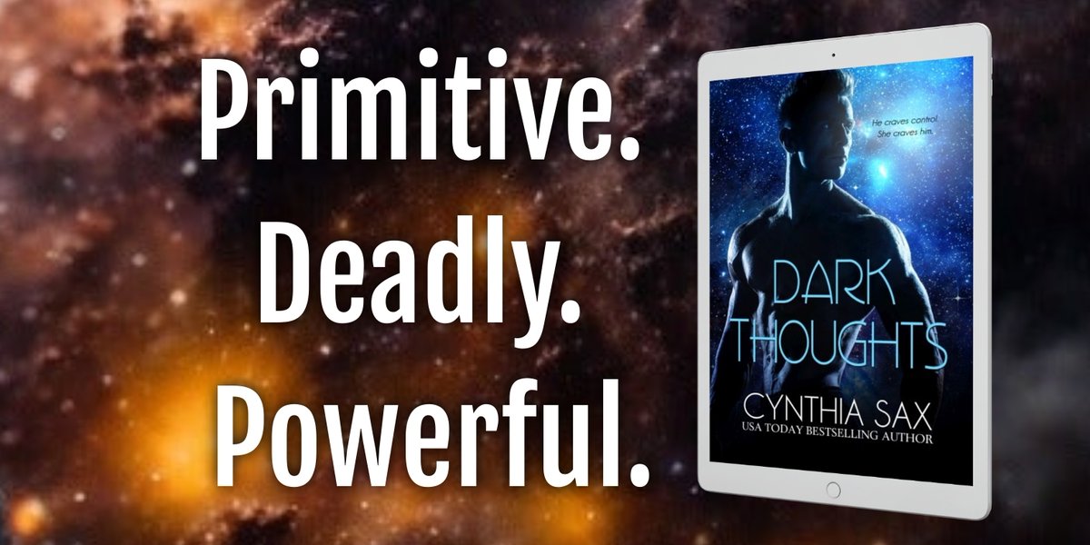 Dark Thoughts Primitive. Deadly. Powerful. Read Now For FREE! Kindle : ow.ly/TcfS50D1SPP @AppleBooks : ow.ly/eE1250D1SPQ @nookBN : ow.ly/1ZQR50D1SPN @kobo : ow.ly/8pvn50D1SPO #MonsterRomance