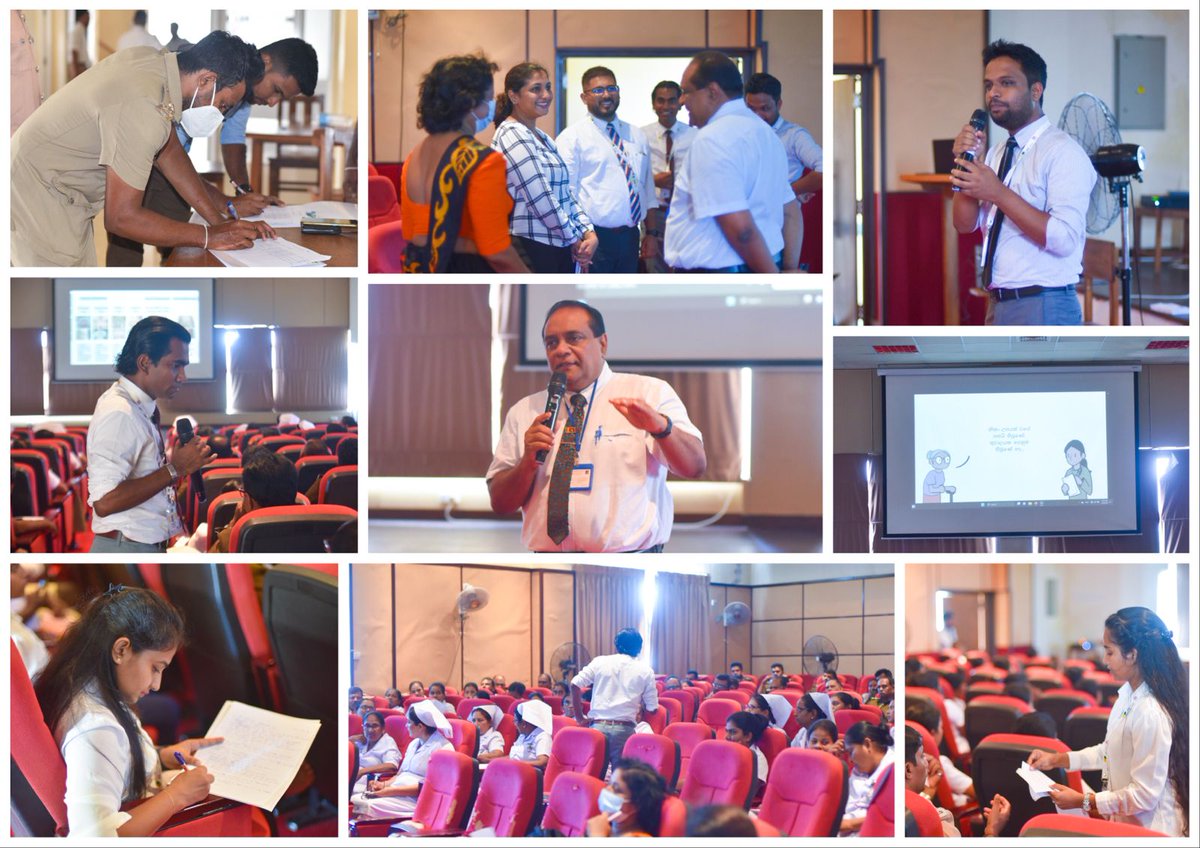 📢#WeAreECLIPSE Sri Lanka team recently conducted a CL #awareness session for public health inspectors & public health midwives. As grassroots-level healthcare workers in the healthcare system, it was important that they are aware of CL. @NIHRglobal #CutaneousLeishmaniasis