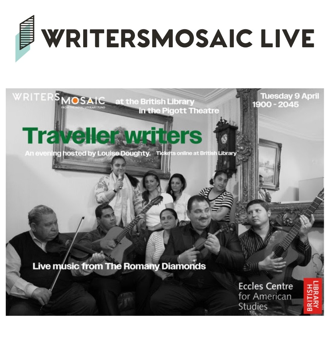 Reading some Romani poems from my @BloodaxeBooks collection Outlandish and extract from my @writersmosaic lyric essay 'Chicken Blood' tonight at the @britishlibrary. The soundtrack looks class, doesn't it?! …hlibraryculturalevents.seetickets.com/event/writersm…
