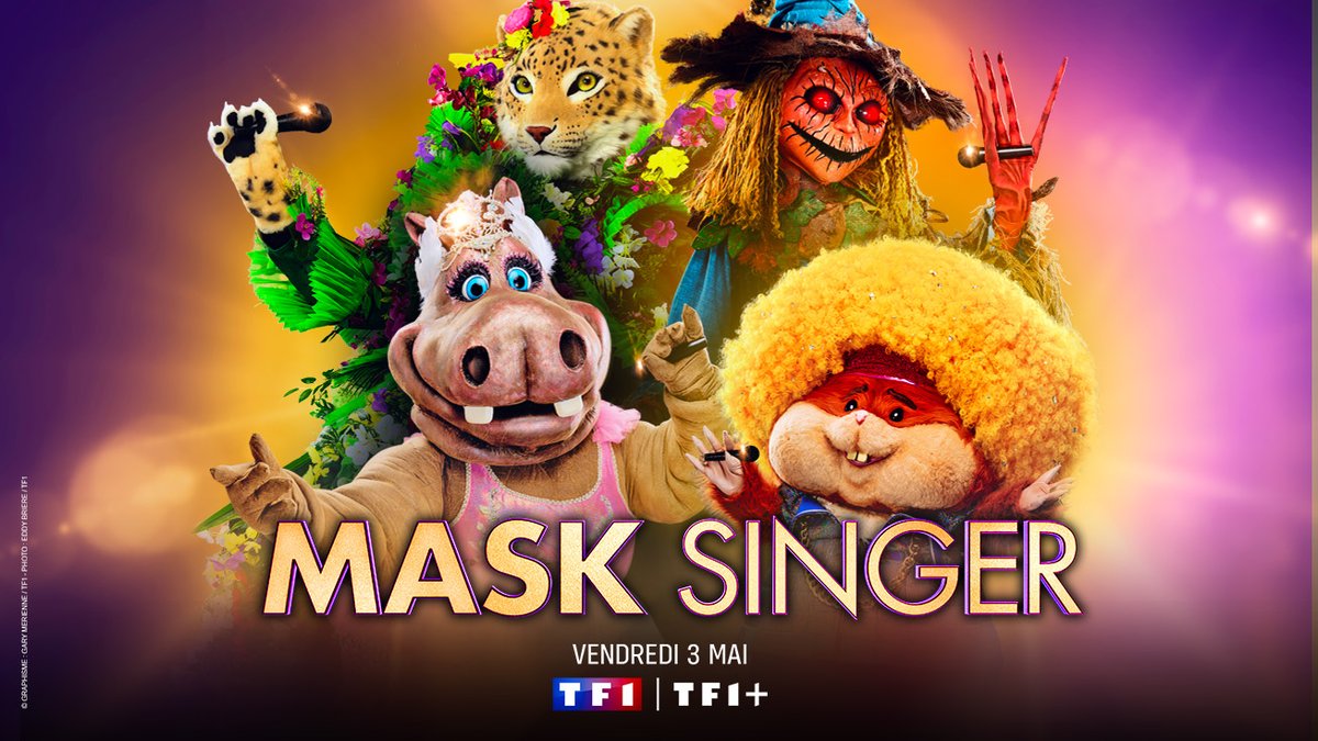 TF1Pro's tweet image. #Annonces @TF1

📌@MaskSinger_TF1

✅Nouvelle enquête de folie avec @CamilleCombal

✅4 détectives d'élite : @kevadamsss @chantalladesouO #InèsReg et @ruquierofficiel 

✅+ de 20 célébrités cachées

✅Un casting exceptionnel

✅Du très grand spectacle

✅Dès vendredi 3/5 à 21h10
