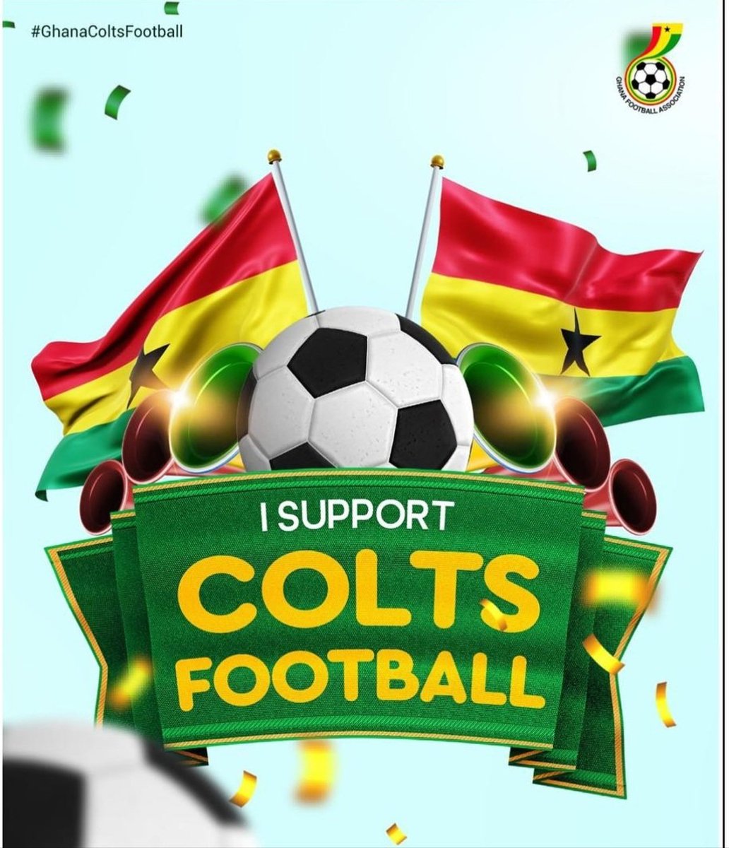 Great news, finally we have our Colts youth football league back. Well done, @ghanafaofficial for bringing back Colts football 👏🏿👏🏿⚽️♥️🇬🇭