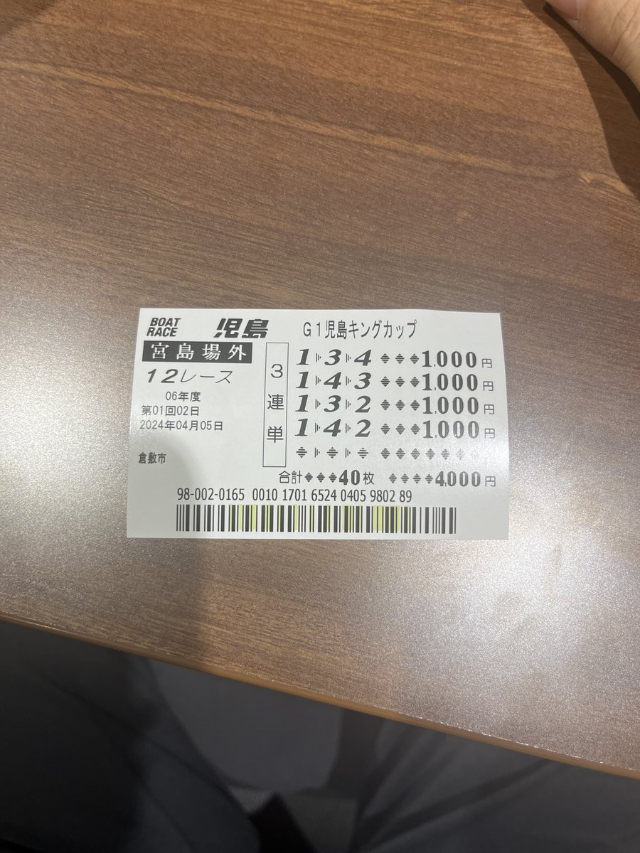 Y1028H's tweet photo. 峰はさすがだったけど、見事に全外しの
レース、忘れないよ https://t.co/ybRvjGIixJ